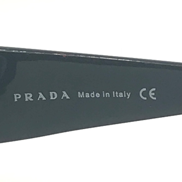 PRADA OVERSIZED SPR 09G RECTANGLE BLACK SUNGLASSES main image 7